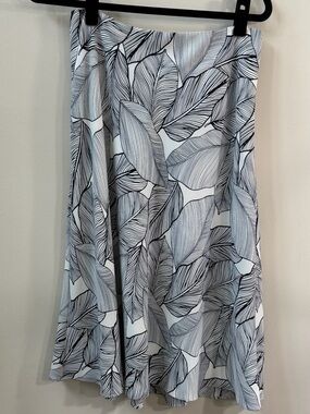 Gibson x Latimer Gray Botanical Midi Skirt Size Small